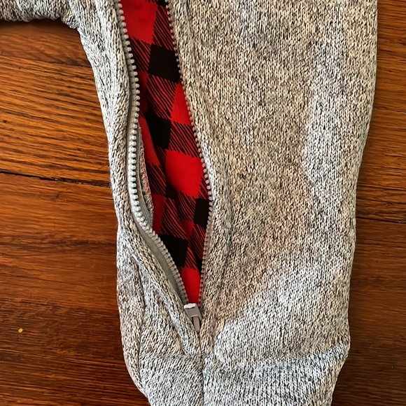 The Littlest Buffalo check snuggle suit, size 6-12 months - Picture 6 of 7